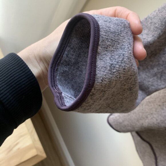 Cute Lululemon Fleece and Thank you Pullover Top in Heathered Smoky Blush - Picture 11 of 14